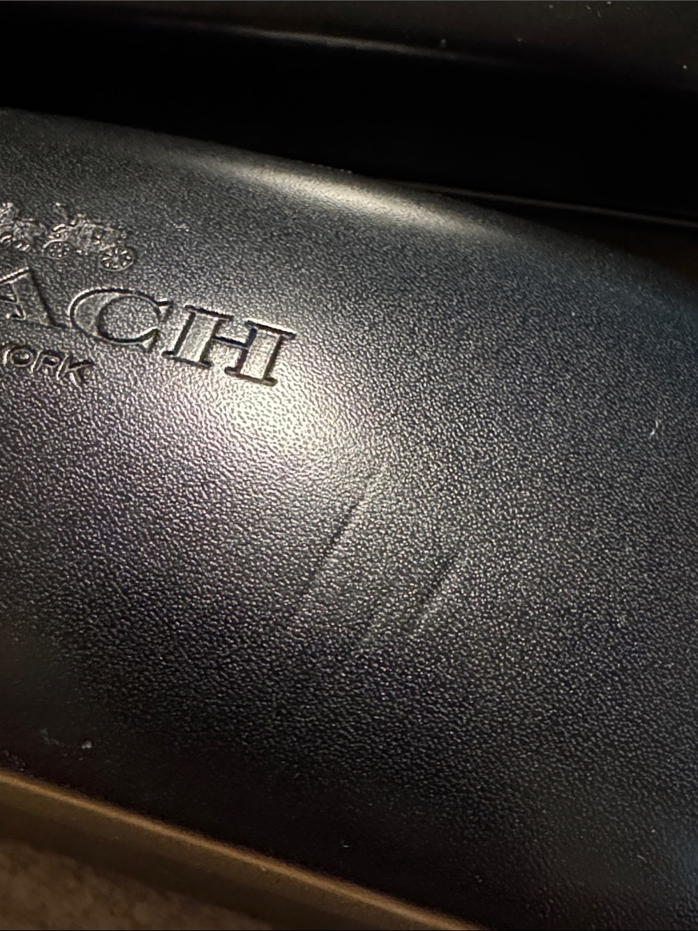 Coach Set of 2 Black Hard Sunglass Cases (one large, one medium) - Picture 7 of 11
